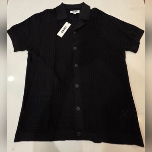 DKNY Men's Shirt Black Size L- Item 075